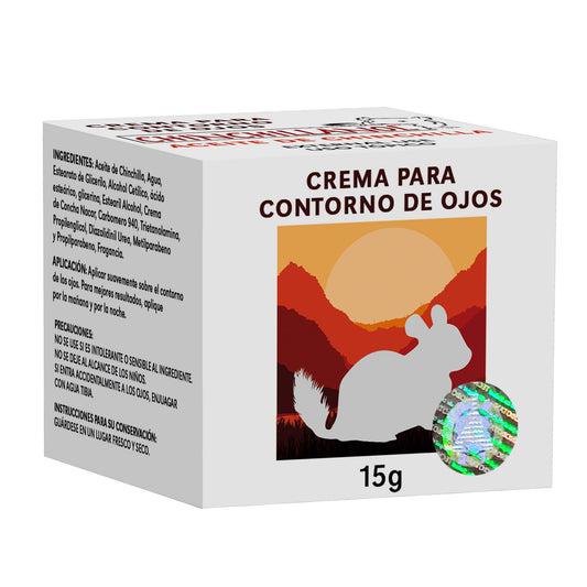 Crema contorno de ojos CHINCHILLANOL ® aceite de chinchilla tarro 15g