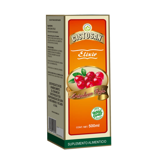 Elixir CISTOSAN ® arándano rojo caja frasco 500ml