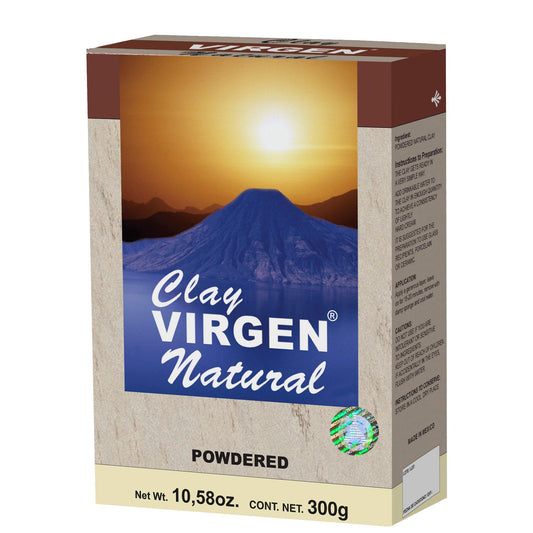 Polvo CLAY VIRGEN NATURAL ® arcilla natural caja 300g