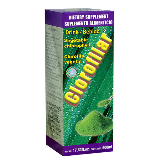 Bebida CLOROFILAR ® clorofila vegetal botella 500ml