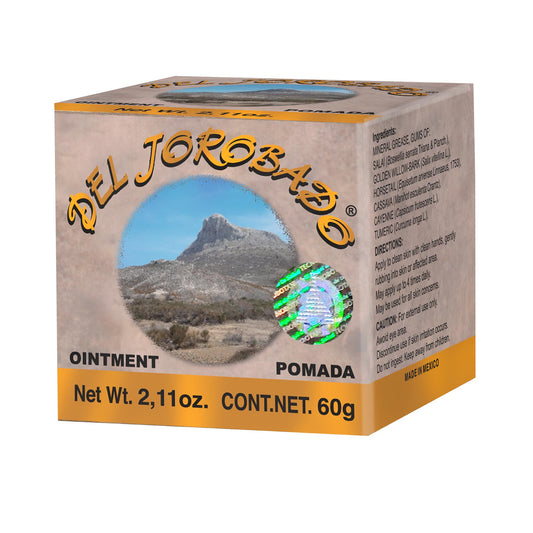 Pomada DEL JOROBADO ® goma de salai, cúrcuma y yuca tarro 60g