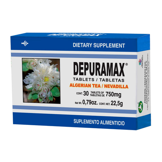 Tabletas DEPURAMAX ® nevadilla caja blister 30