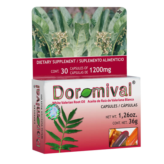 Cápsulas DORMIVAL ® valeriana blanca caja blister 30