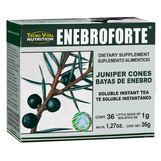 Té granulado ENEBROFORTE ® bayas de enebro caja 36 sbrs