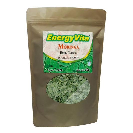 Hojas ENERGYVITA ® moringa hojas bolsa 50g