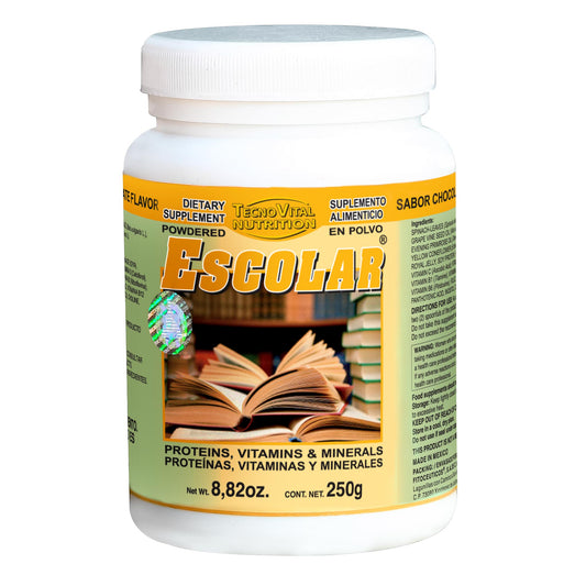 Polvo ESCOLAR ® proteinas, vitaminas y minerales frasco 250g