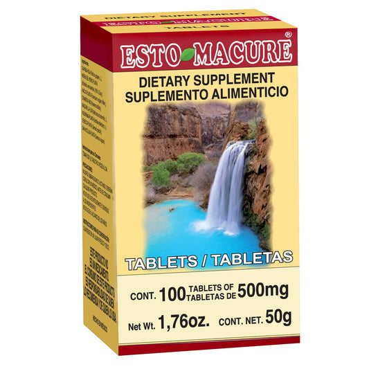 Tabletas ESTOMACURE ® guayaba y hierba del perro caja frasco 100