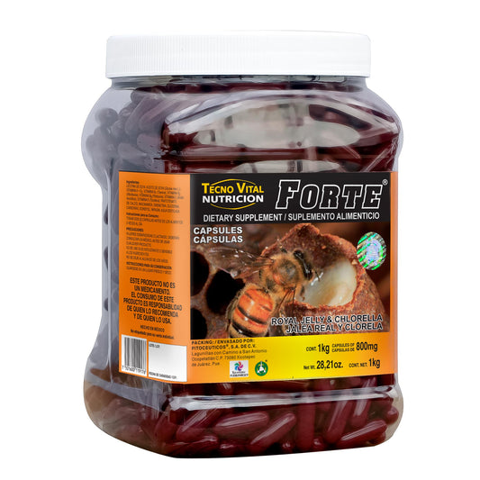 Cápsulas FORTE ® jalea real y clorela bote 1kg