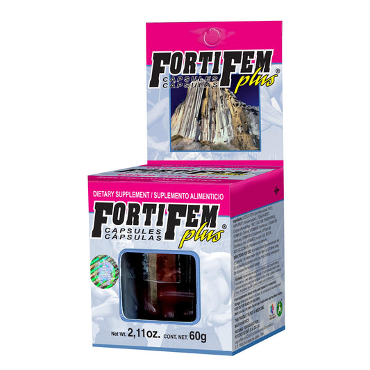 Cápsulas FORTIFEM PLUS ® calcio con hierro caja frasco 50