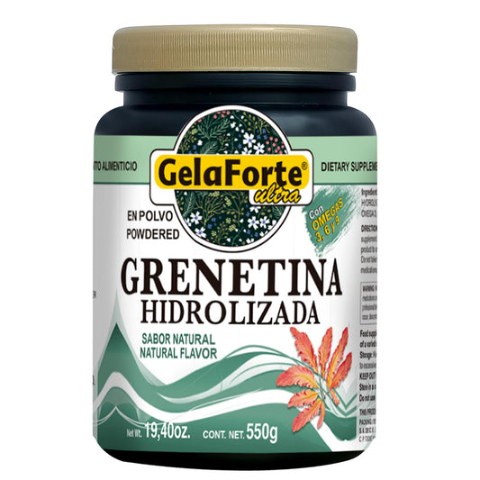 Polvo GELAFORTE ULTRA ® grenetina hidrolizada bote  550g