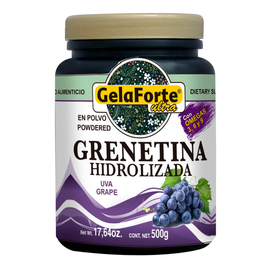 Polvo GELAFORTE ULTRA ® grenetina hidrolizada uva bote 500g