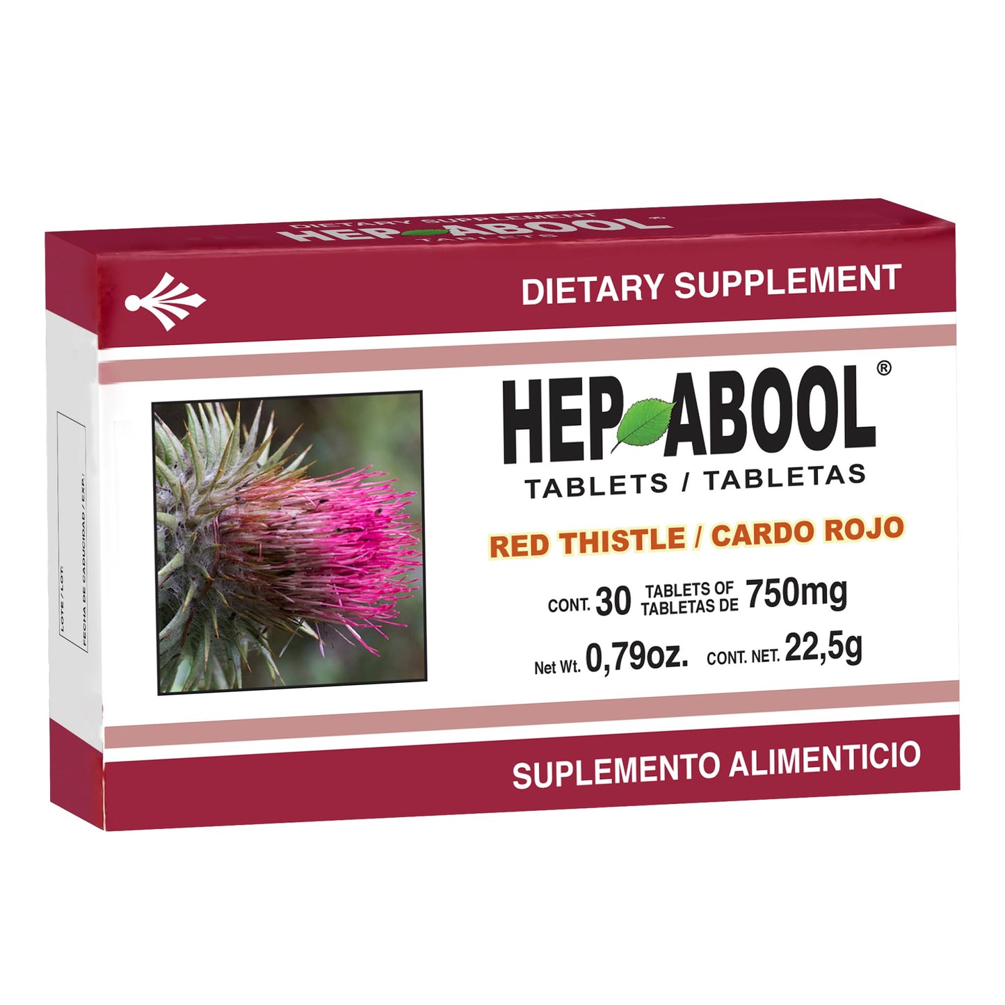 Tabletas HEPABOOL ® cardo rojo caja blister 30