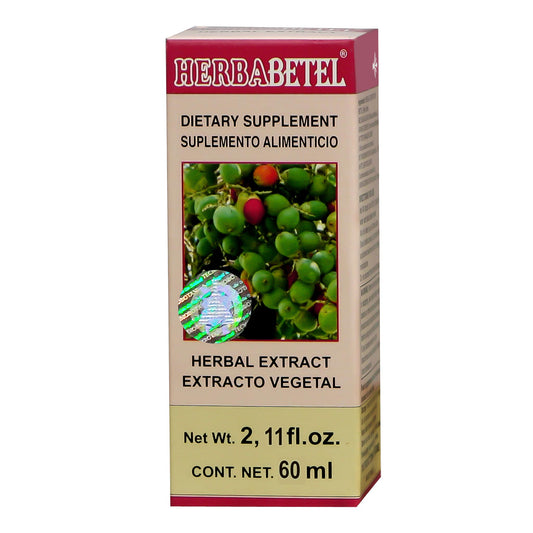 Extracto vegetal HERBABETEL ® azahares compuestos caja frasco gotero 60ml