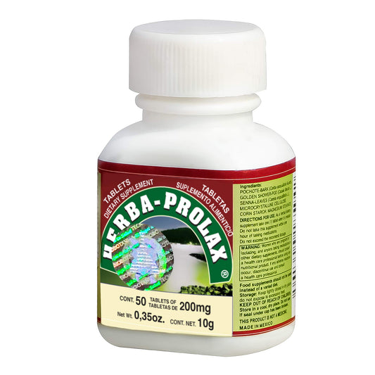 Tabletas HERBAPROLAX ® corteza de pochote frasco 50