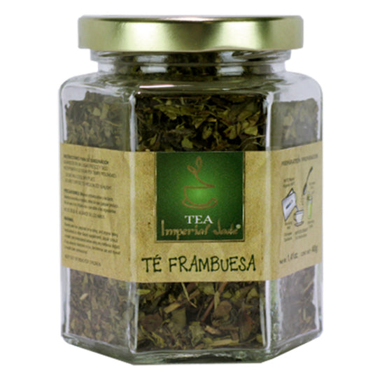 Té granulado IMPERIALJADE ® té verde con frambuesa frasco 40g