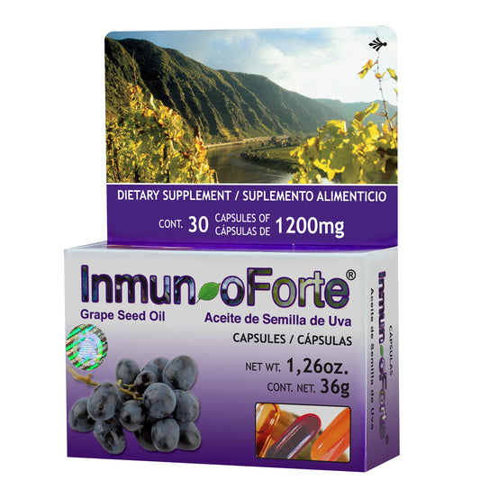 Cápsulas INMUNOFORTE ® aceite de semilla de uva bote 1kg