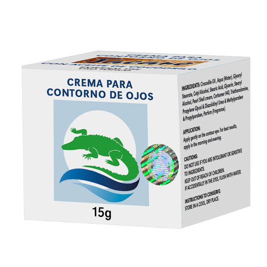 Crema contorno de ojos JACARE ® aceite de cocodrilo tarro 15g