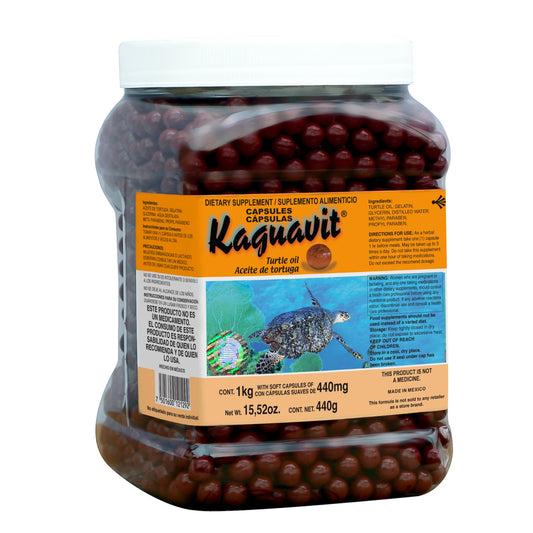 Cápsulas KAGUAVIT ® aceite de tortuga bote 1kg