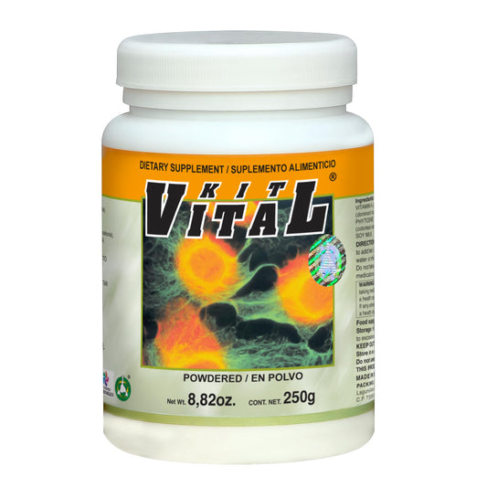 Polvo KITVITAL ® vitamina A, luteína y licopeno frasco 250g