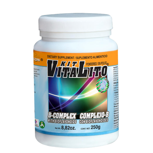 Polvo KITVITALITO ® complejo B con bioflavonoides frasco 250g