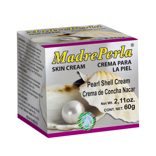 Crema facial MADREPERLA ® concha nácar tarro 60g
