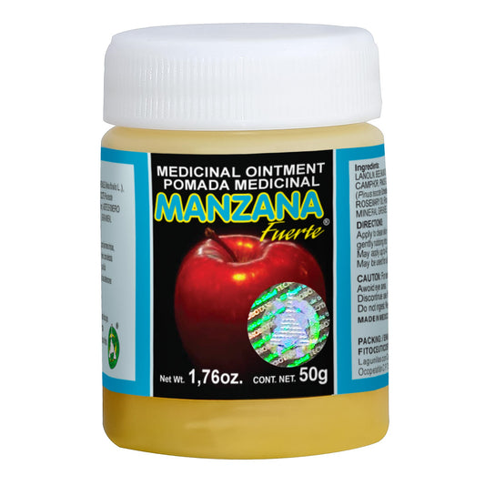 Pomada MANZANA FUERTE ® aceite de toronjiles tarro 50g