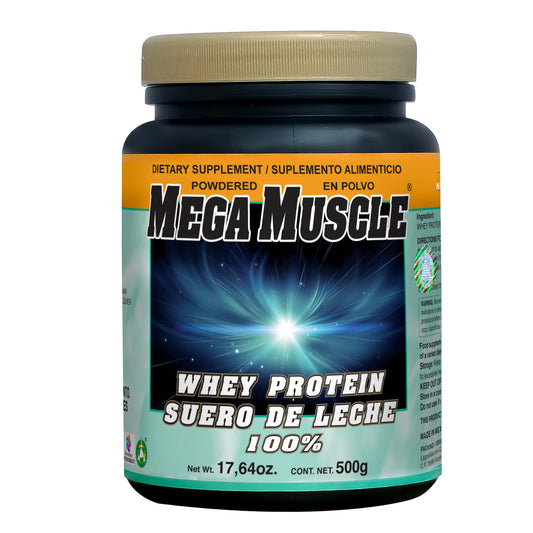 Polvo MEGAMUSCLE ® suero de leche bote 500g