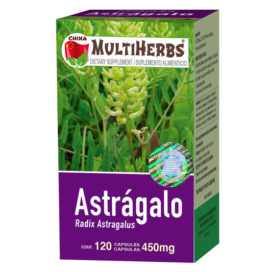 Cápsulas MULTIHERBS ® astrágalo caja frasco 120