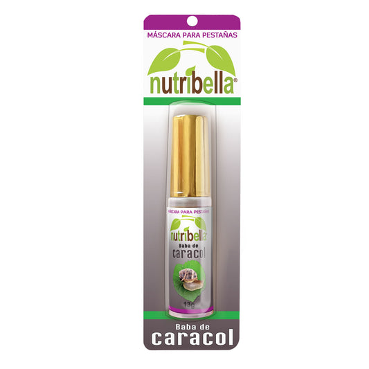 Máscara para pestañas NUTRIBELLA ® baba de caracol frasco aplicador 13g