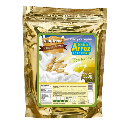 Polvo NUTRATECNO ® lechada vegetal arroz bolsa 500g