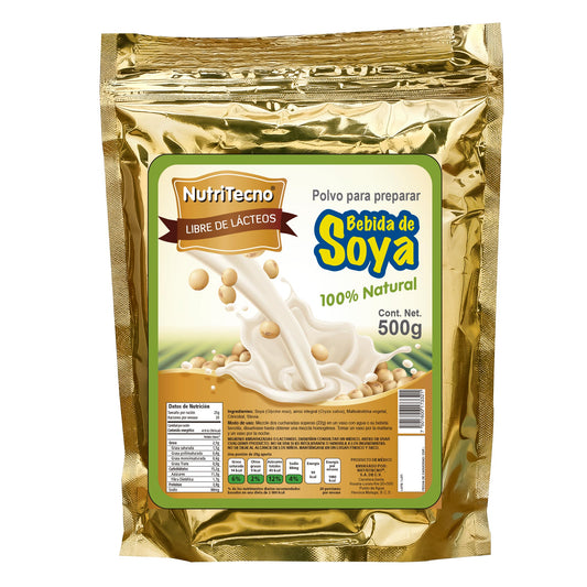 Polvo NUTRATECNO ® lechada vegetal soya bolsa 500g