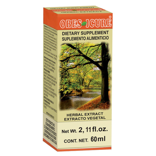 Extracto vegetal OBESICURE ® cachalohual compuesto caja frasco gotero 60ml