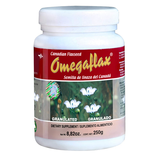 Granulado OMEGAFLAX ® linaza del canadá frasco 250g