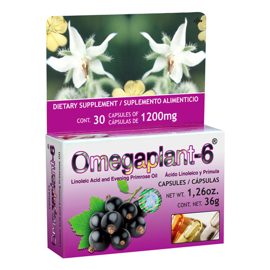 Cápsulas OMEGAPLANT ® ácido linoléico y aceite de prímula caja blister 30