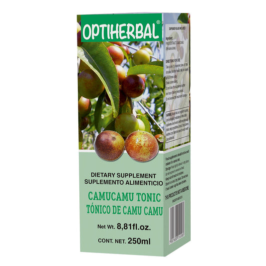 Tónico OPTIHERBAL ® camucamu fruto caja frasco 250ml