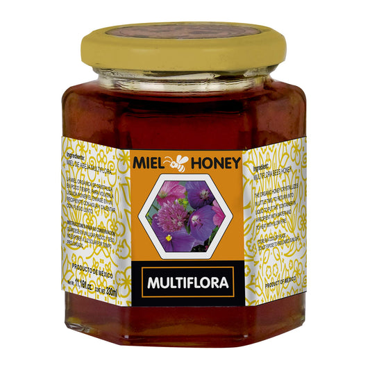Miel de abeja ORGANIMIEL ® multiflora frasco 330ml