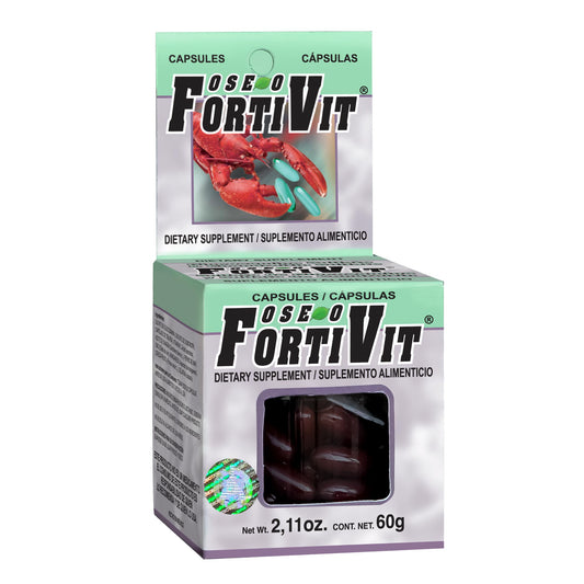 Cápsulas OSEOFORTIVIT ® glucosamina y condroitina caja frasco 50