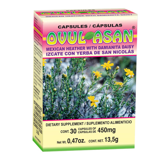 Cápsulas OVULASAN ® izcate y san nicolás caja blister 30