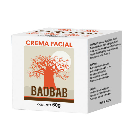 Crema facial PAÑOFIN ® aceite de baobab tarro 60g
