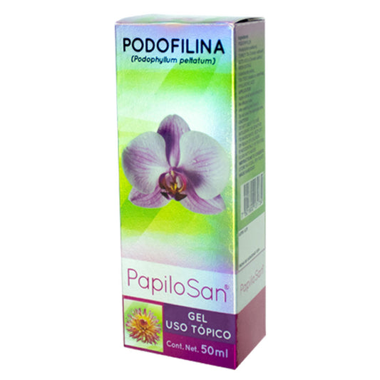 Gel corporal PAPILOSAN ® podofilina caja frasco 50ml