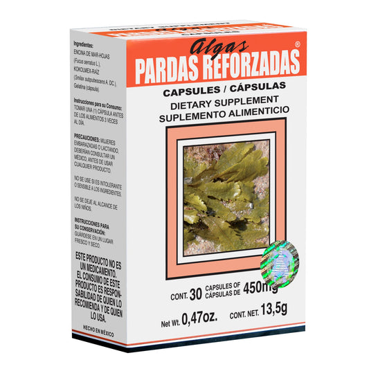 Cápsulas PARDAS REFORZADAS ® algas pardas caja blister 30