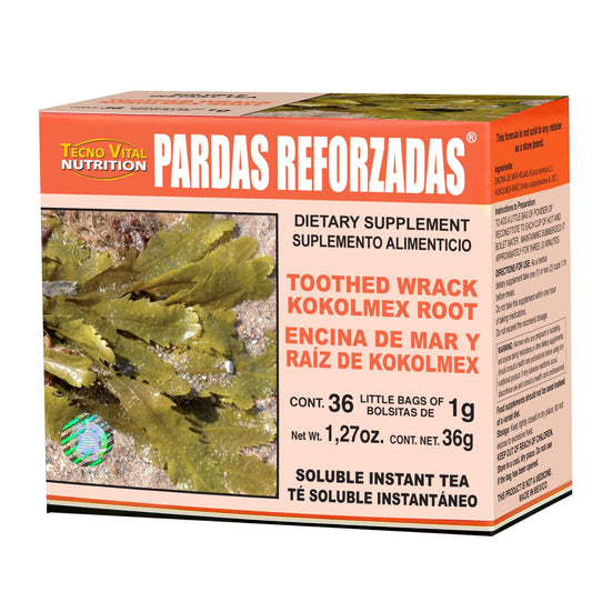 Té granulado PARDAS REFORZADAS ® algas pardas caja 36 sbrs