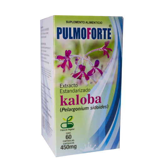 Cápsulas PULMOFORTE ® kaloba caja frasco 60