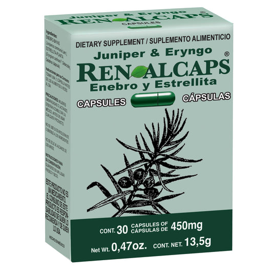 Cápsulas RENALCAPS ® enebro y estrellita caja blister 30