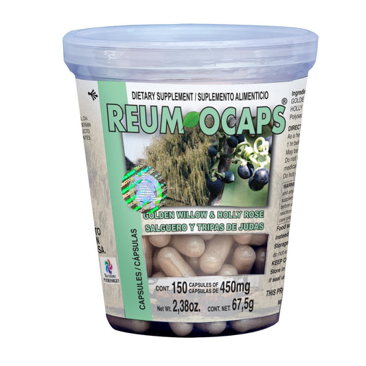 Cápsulas REUMOCAPS ® salguero y tripas de judas frasco 150