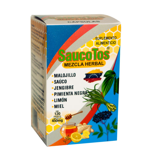Cápsulas SAUCOTOS ® malojito reforzado caja frasco 120