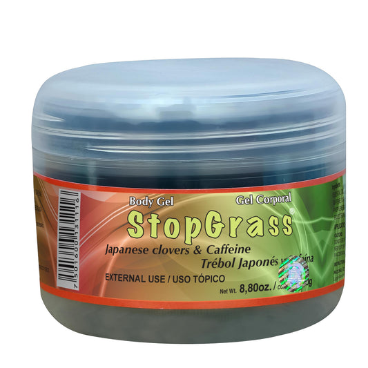 Gel corporal STOPGRASS ® trébol japonés y cafeína tarro 250g