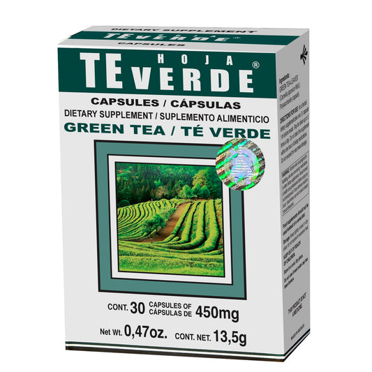 Cápsulas HOJA VERDE ® té verde caja blister 30