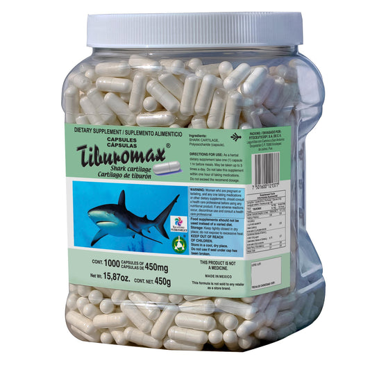Cápsulas TIBUROMAX ® cartílago de tiburón bote 1000