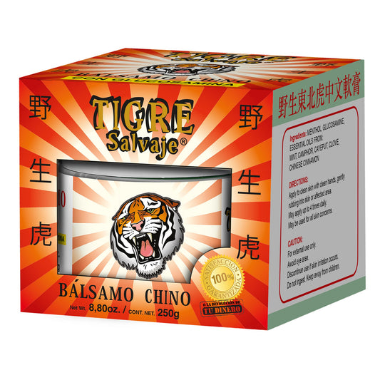 Bálsamo chino TIGRE SALVAJE ® glucosamina tarro 250g
